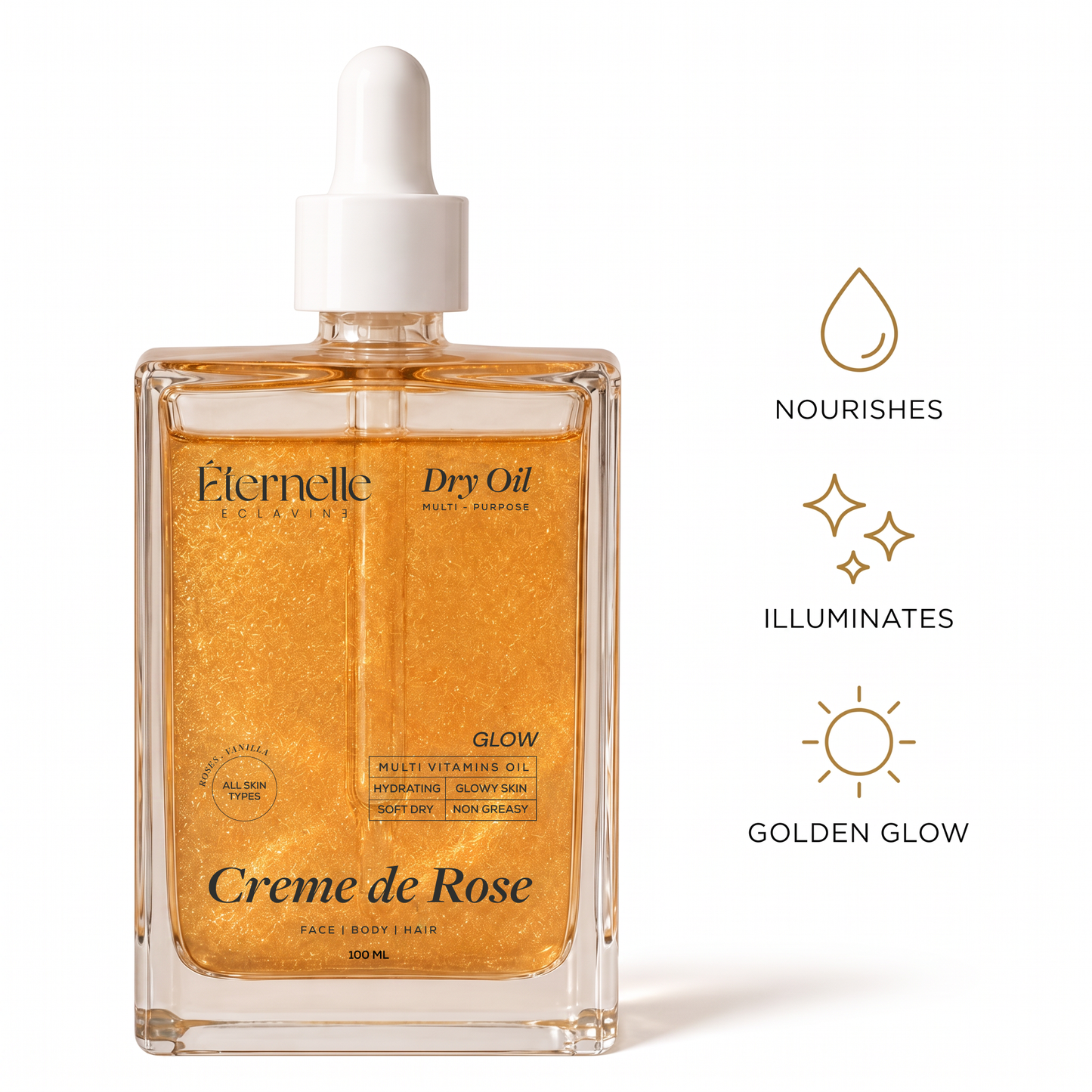DRY OIL - Crème de Rose Glow