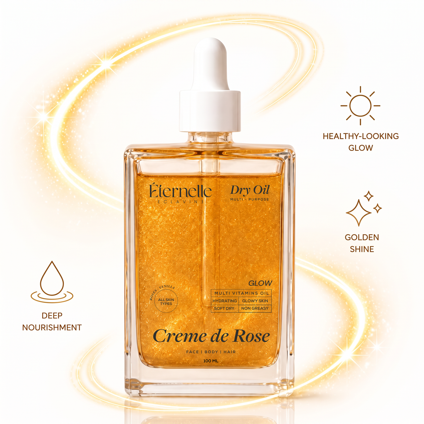 DRY OIL - Crème de Rose Glow