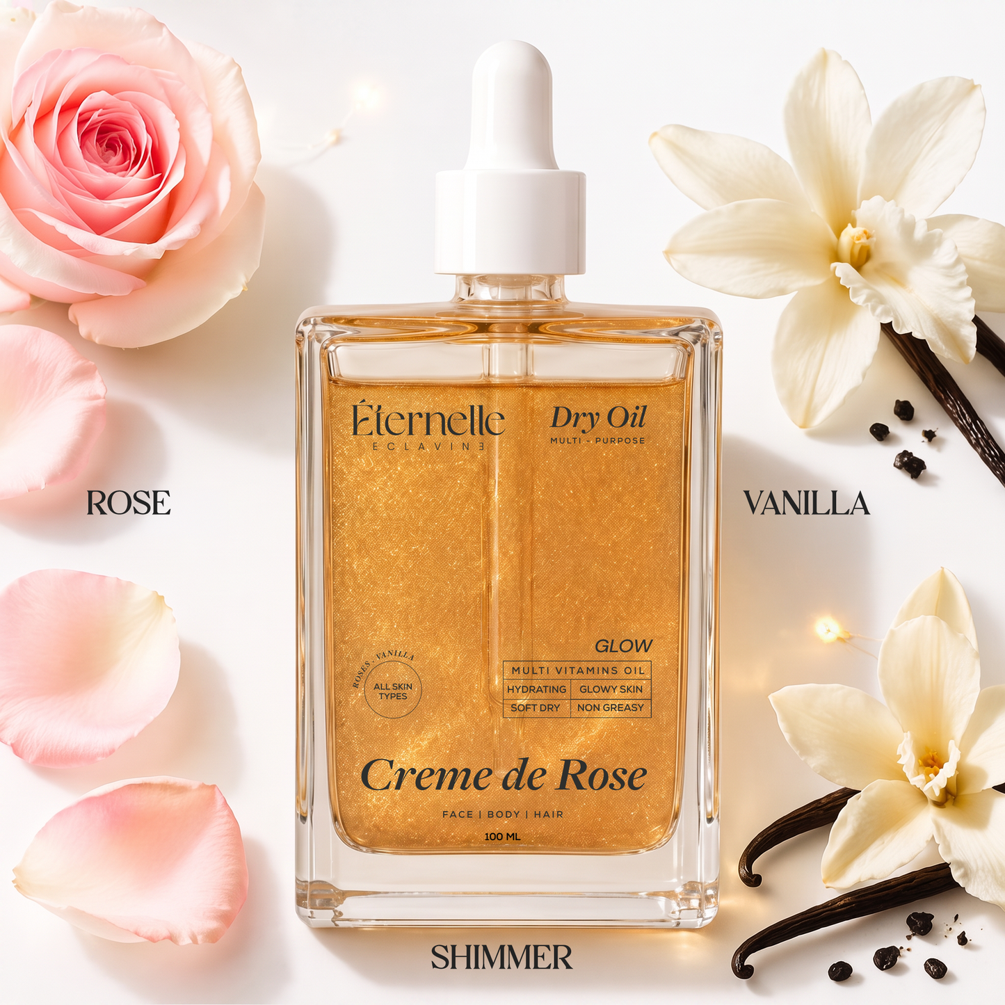 DRY OIL - Crème de Rose Glow