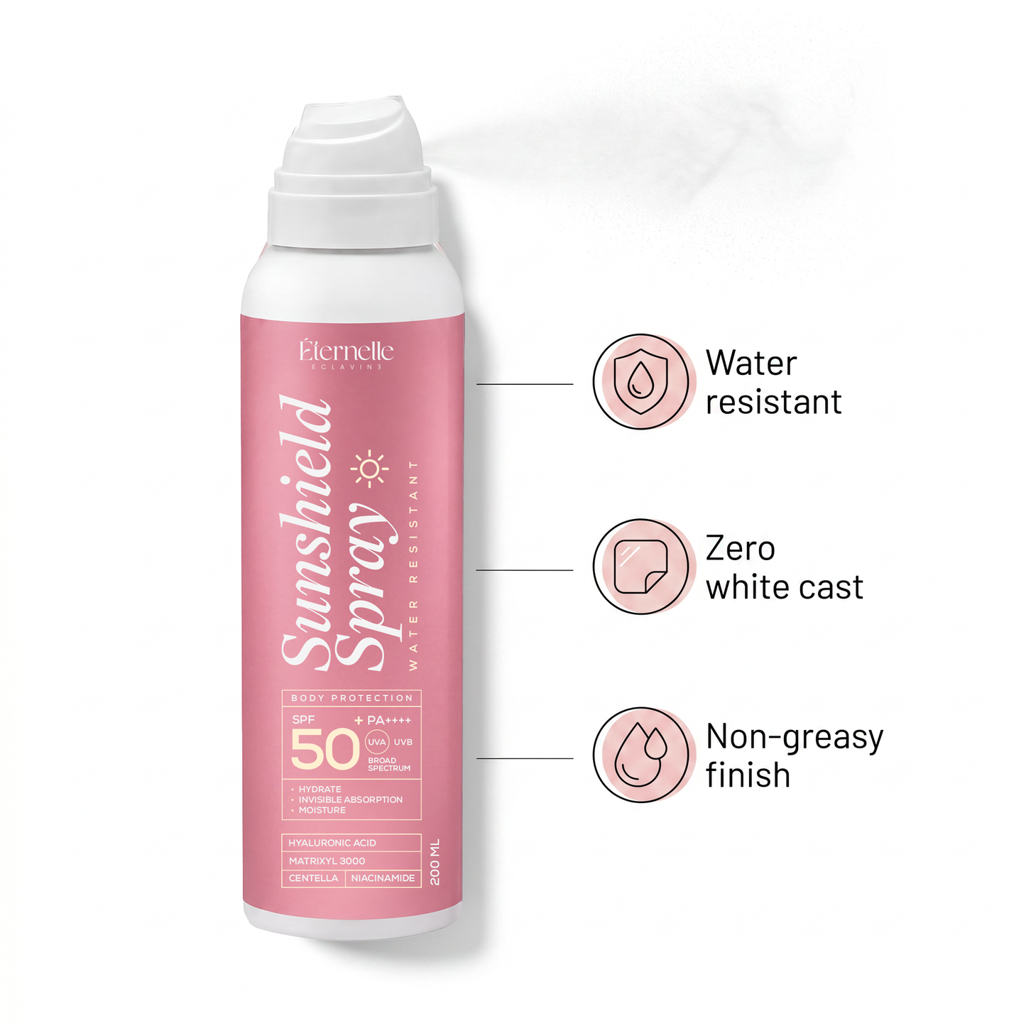 Sunshield spray SPF 50+