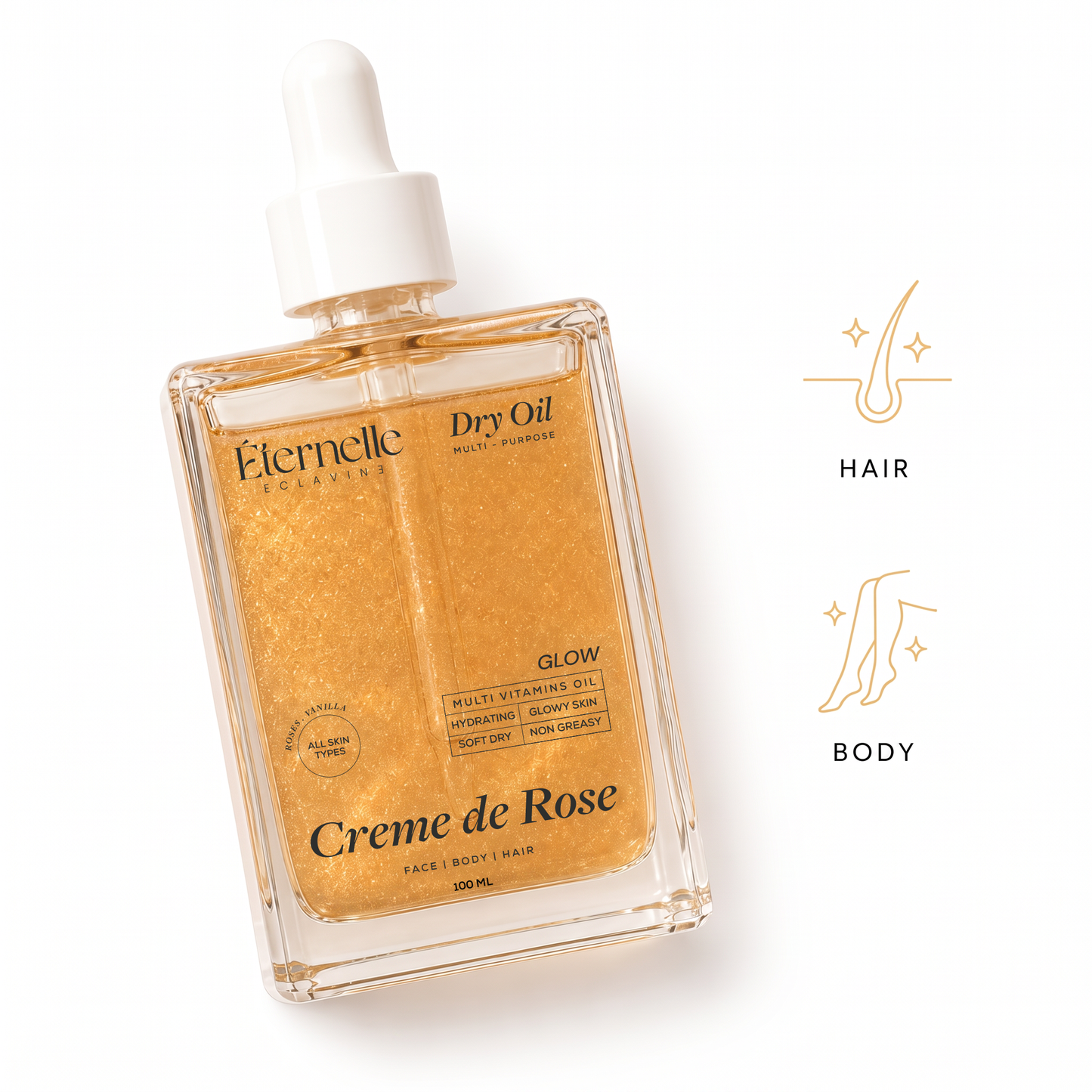 DRY OIL - Crème de Rose Glow