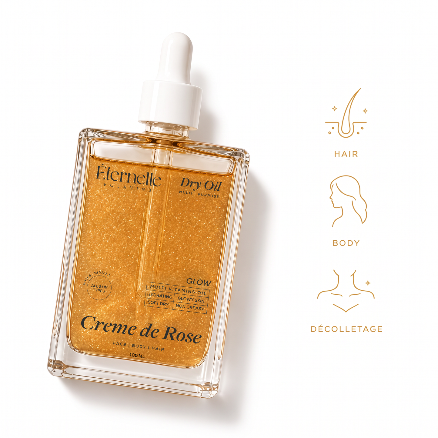 DRY OIL - Crème de Rose Glow