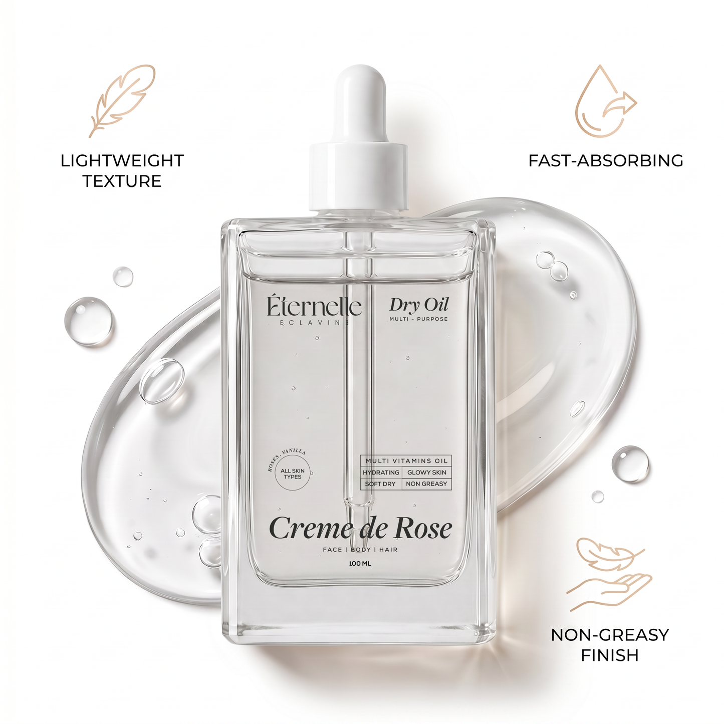 DRY OIL - Crème de Rose